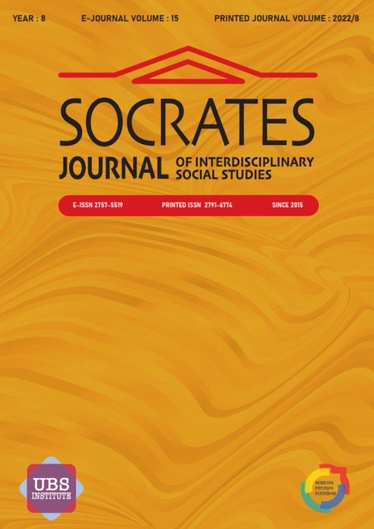 					Cilt 15 (2022): Socrates Journal Gör
				
