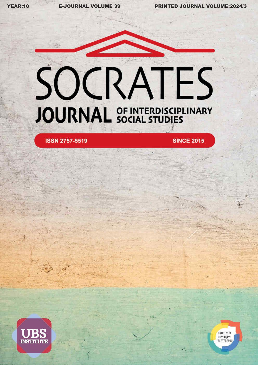 					View Vol. 10 No. 39 (2024): SOCRATES JOURNAL OF INTERDISCIPLINARY SOCIAL STUDIES
				